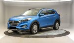 Profil latéral du Tucson présentant les jantes et lignes de carrosserie